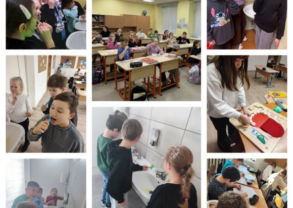 Burnos higienos mokymai Alytaus rajono pradinių klasių mokiniams